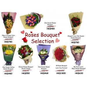 Roses Bouquet Selection